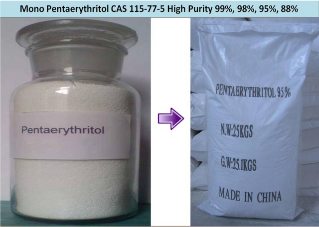 Mono Pentaerythritol CAS 115-77-5 High Purity 99%, 98%, 95%, 88%