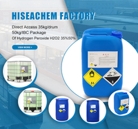 Hiseachem Hdpe/ibc/tank Hydrogen Peroxide 50% for Cleaner Processes