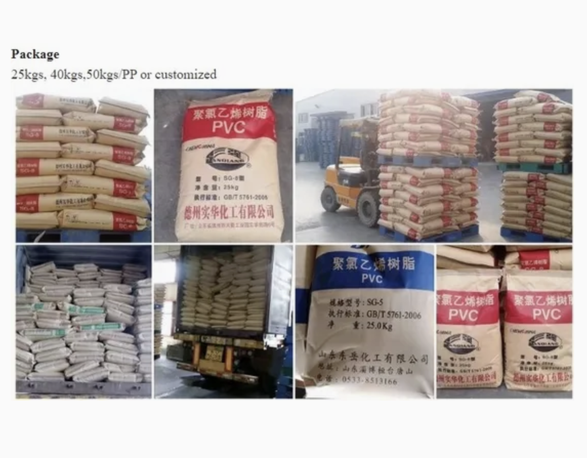 PVC K67-Xinfa, Zhongtai, Junzheng Tianye Erdos Brand PVC/Hot Sale High Quality Pipe Grade PVC Sg3 Sg5 Sg8