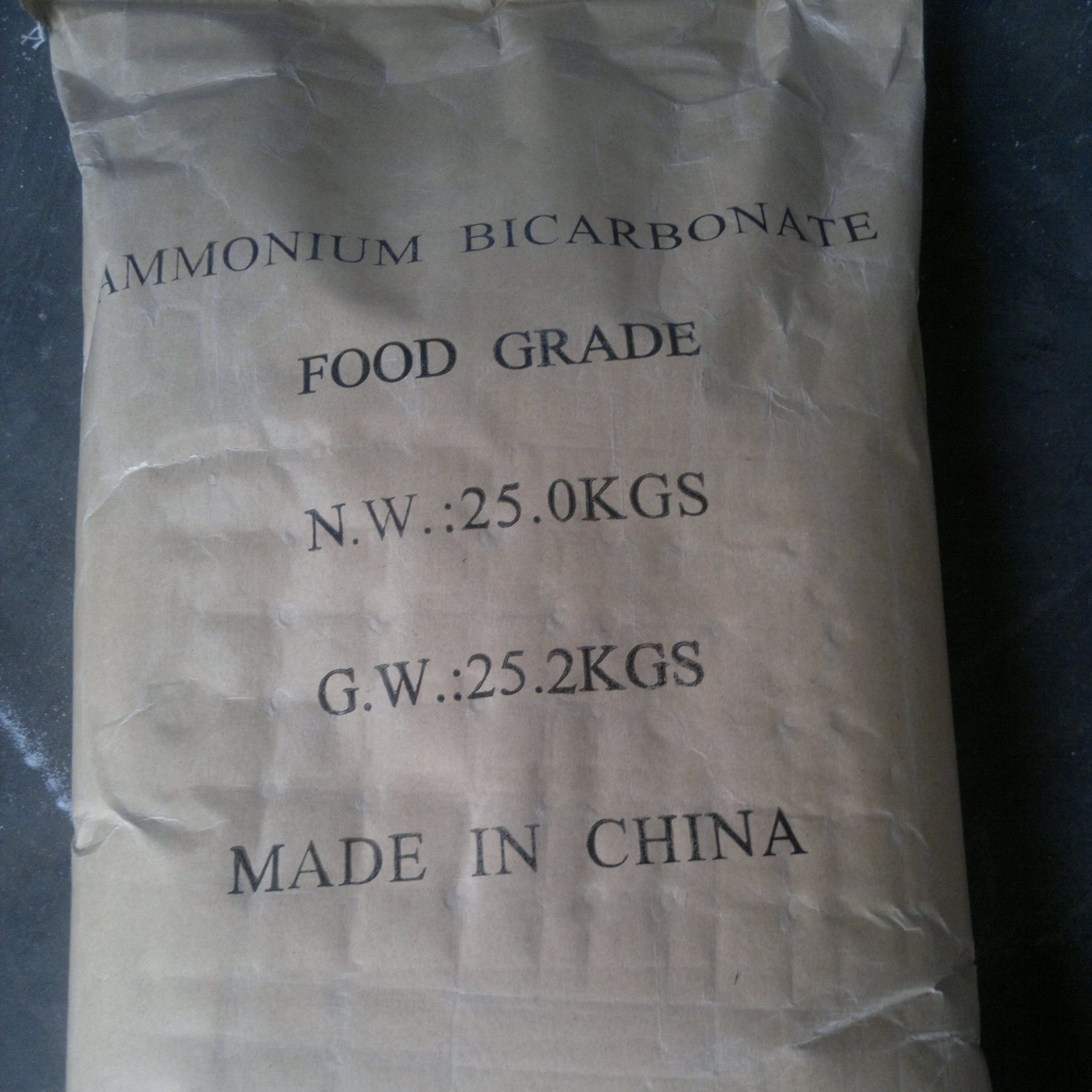 Ammonium Bicarbonate Food Grade, Industrial Grade, for Baking, Biscuit, Food Additive