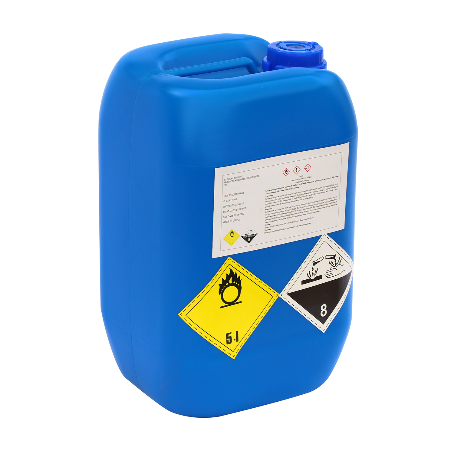 Hydrogen Peroxide 35%/50% from China manufacturer
